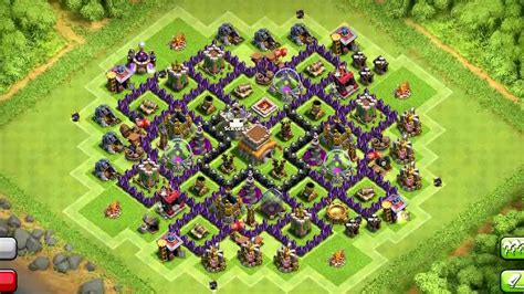 coc town hall 8 layout.